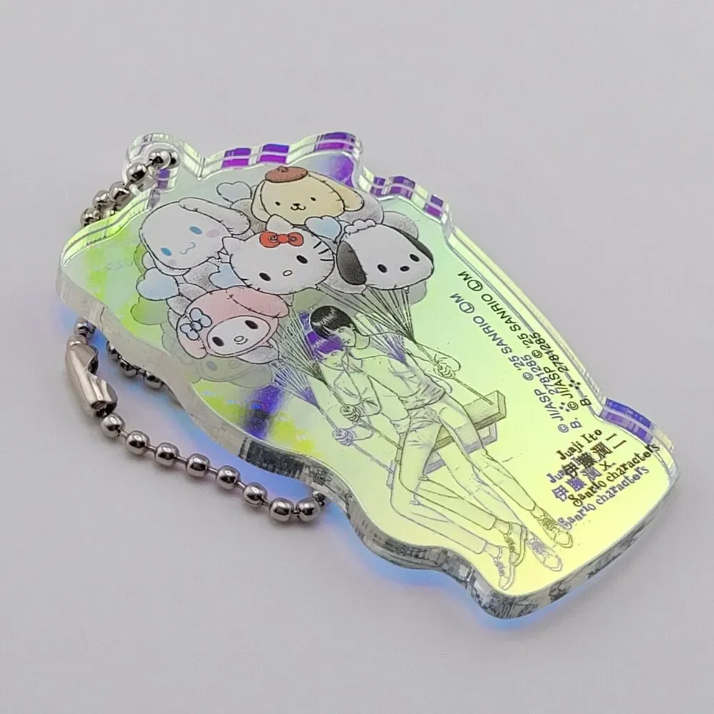 Beautiful Boy & Sanrio Characters - Junji Ito Blue Acrylic Charm